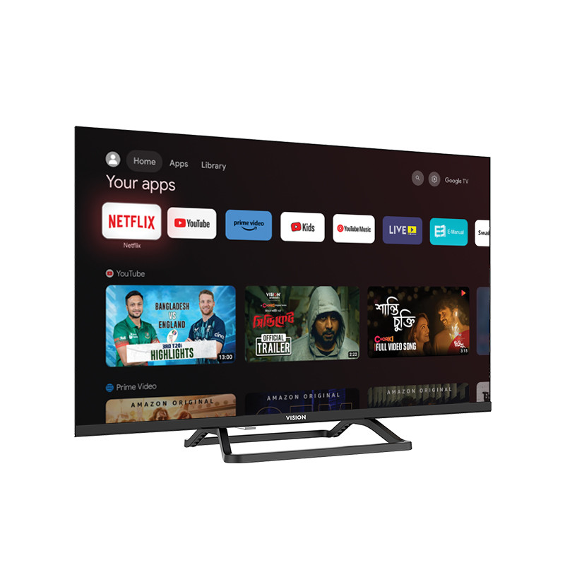 VISION 32" LED TV E40S Smart Google TV