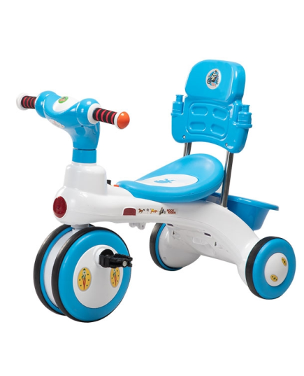 Rock Rider With Backrest 3Y KD - Blue