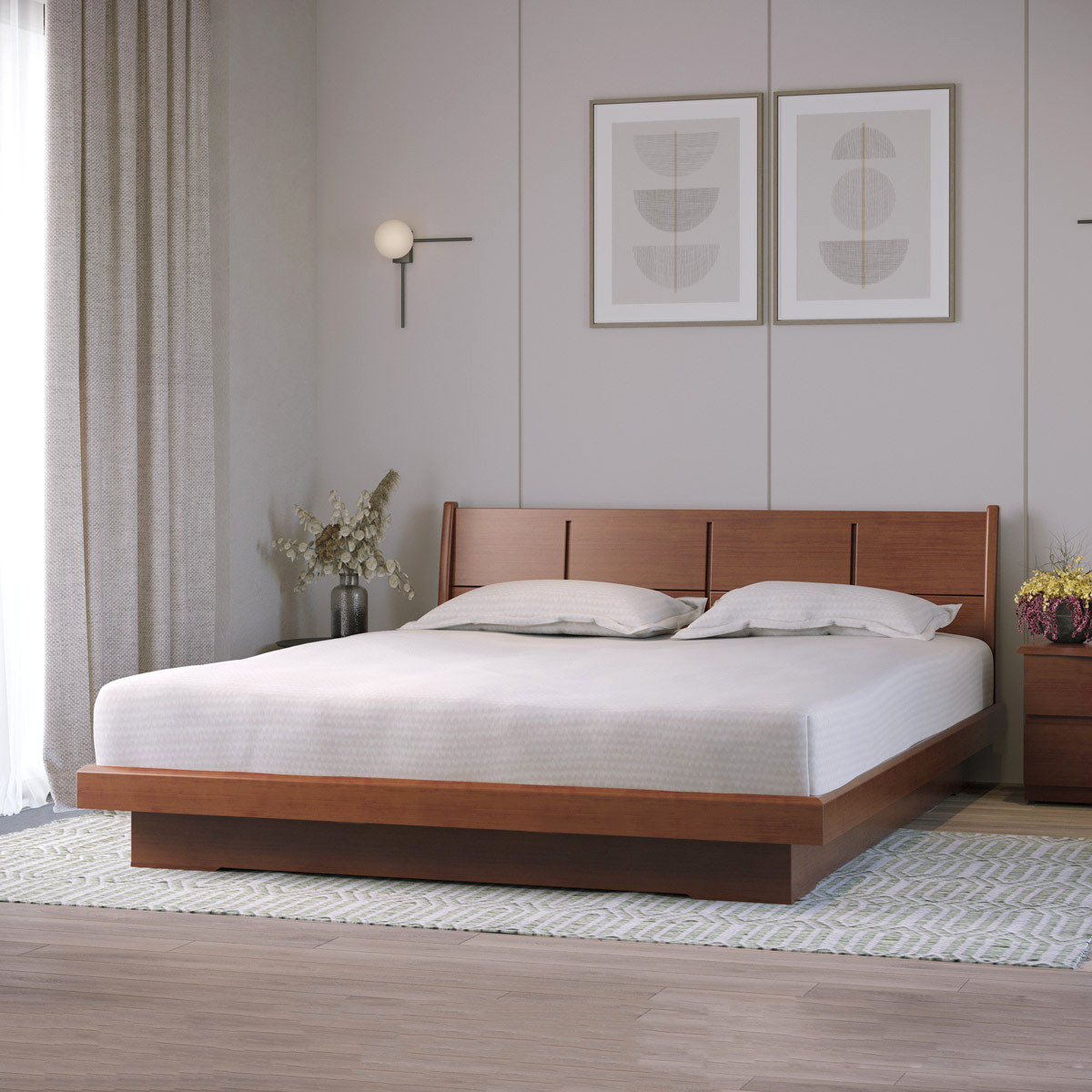 Legacy Wooden King Bed | BDH-301-3-1-20