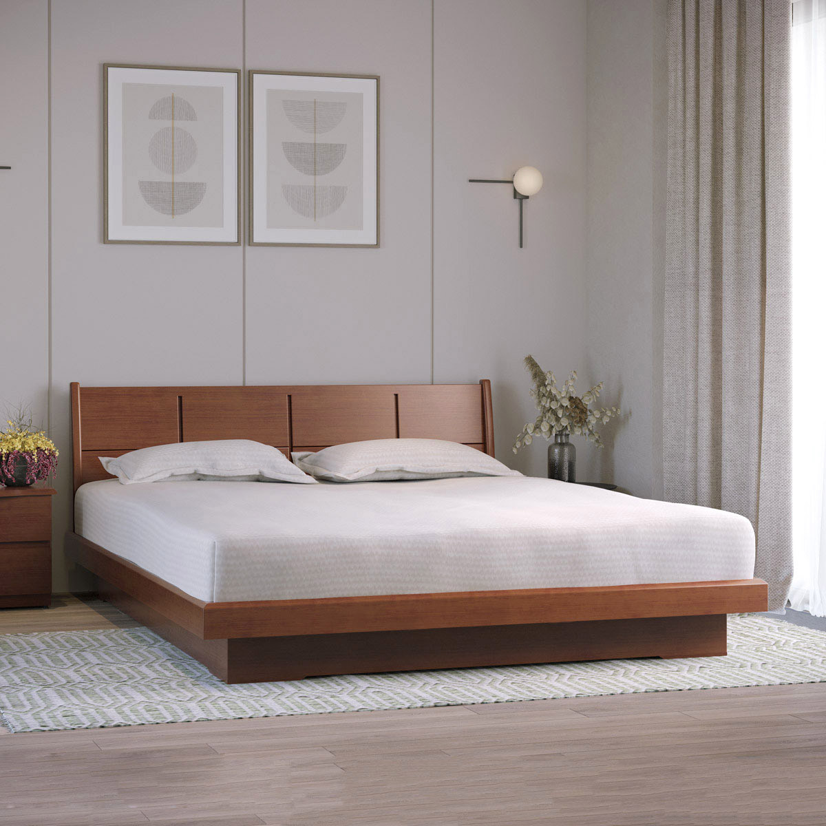 Wooden King Bed | BDH-301-3-1-20